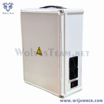 White Desktop Full Band Signal Jammer Block 2G/3G/4G/5G/WiFi/GPS Signals