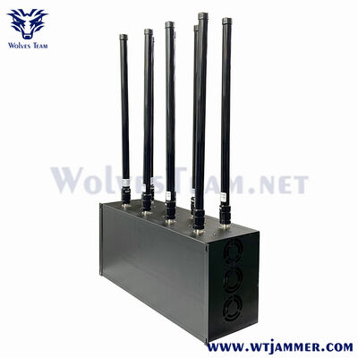 16 Bands High Coverage Desktop Signal Jammer with Omni-Directional Antennas