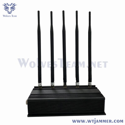 14 Channels 300W Full Band Desktop Signal Jammer 2G/3G/4G/5G/WiFi/Drone