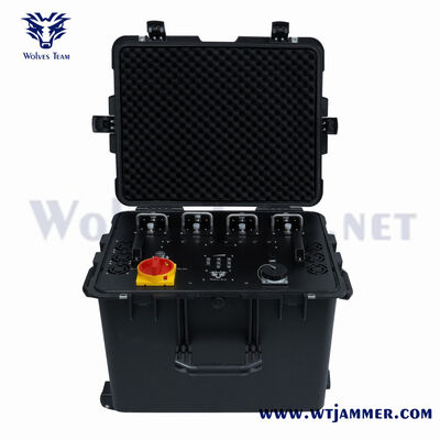 High Quality 200M High Power GPS WIFI Cell Phone Signal VIP Protection Security Backpack Jammer