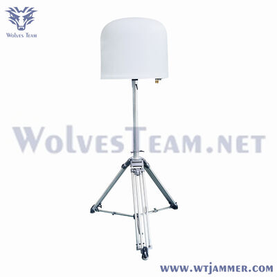 White Omni-Directional Drone Detector And Anti-UAV Detection Device With 360° RF Scanning for Airspace Security