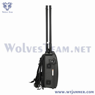 8 Antennas High Power Backpack Jammer for VIP Protection Security GPS WIFI Cell Phone Signal Blocker