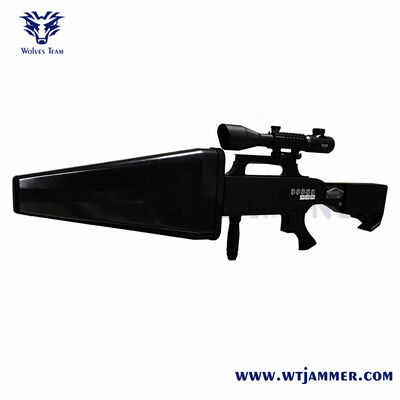 3 Directional Antennas High Power Anti Drone Jammer Gun for Airport & Prison Defense