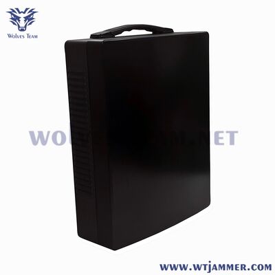 Wolves Team Portable Suitcase Drone Jammer Four Cooling Fans Heat Dissipation Separate Channel Control Security Equipment