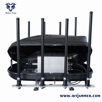 DDS Full Bands Walky-Talky TETRA 800w Vehicle Gps Jammer 1000m