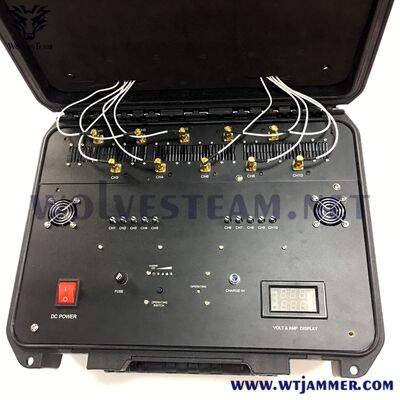 100W WiFi Portable Directional Jammer With External antennas For Outdoor