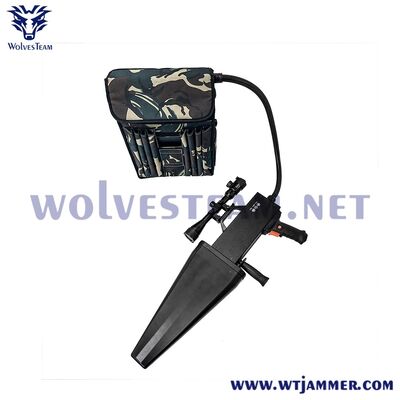 120W 6-Band Backpack Drone Jammer with Built-in Battery for Portable Counter-UAV Operations