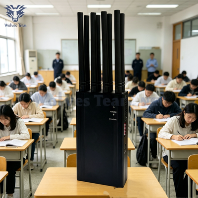Factory Direct All‑Band Handheld Cell Phone Signal Jammer Full Mobile Signal Blocking Multi‑Antenna Portable Signal Blocker Device