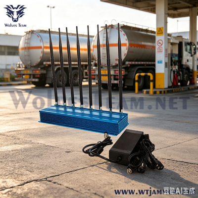 20-100meters Indoor Signal Jammer Anti 3G 4G 5G Walkie-Talkie for Small Gas Station Fire Safety