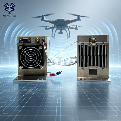 Factory 20W RF Power Amplifier Anti‑Drone Jammer Module, Omnidirectional Antenna 360 Degree Full‑Coverage For Custom Counter UAV Defense System Integration