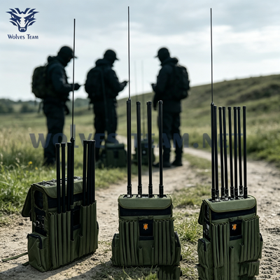 8 Bands High Power Backpack Signal Jammer for VIP Security Protection  Block GPS And Cell Phone Signals