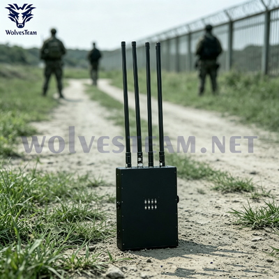 Manpack Signal Jammer With Battery Inside For Long Distance 50-300 Meters