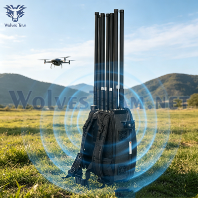 50-300M Manpack Drone Signal Jammer For Armed  Forces And Law Enforcement