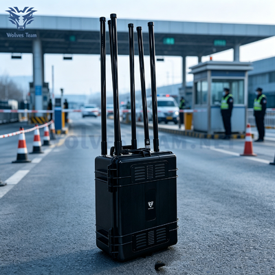 500M Remote Controlled High Power Armed Forces Signal Jammer for Temporary Border Control