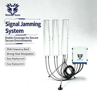 600W 14-Band IP65 Waterproof Outdoor Signal Jammer RF Jammer for 4G LTE 5G WiFi GPS Blocking