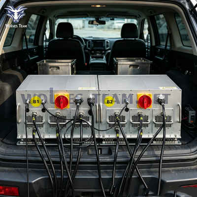 Roof Mounted Vehicle Signal Suppression System, Omnidirectional Antennas Waterproof And Dustproof Reliable Stable Performance