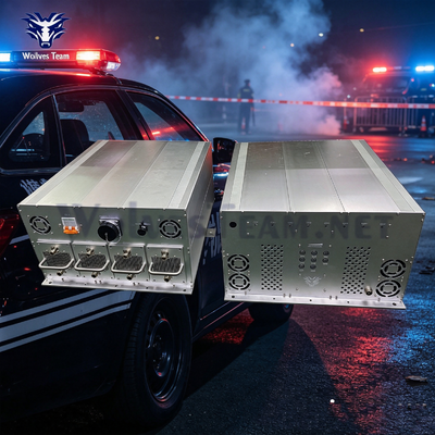 Vehicle‑Mounted Signal Jammer 400W High Power 8 Bands 500‑1000M Shielding Distance Blocker for GPS WiFi Bluetooth 3G 4G 5G