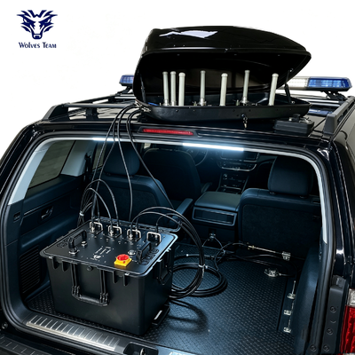 Roof‑Mounted Omni‑Directional Antenna Waterproof Dust‑Proof RF Signal Suppressor Explosion‑Proof Vehicle Security Unit For Law Enforcement And Official Field Deployment