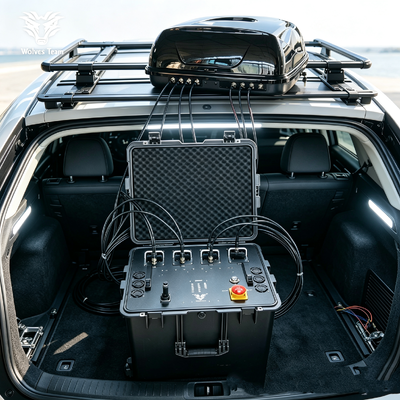 700W 2000km Roof‑Mount Omni‑Directional Antenna Explosion‑Proof Waterproof Vehicle Signal Blocker