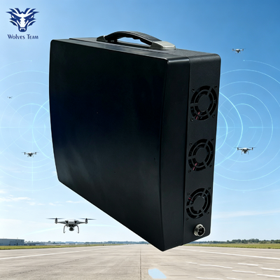 Portable 4‑Band Outdoor Waterproof Signal Suppressor Customizable Frequency GSM WiFi 2.4G GPS Anti‑Drone Jammer