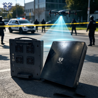  6‑Channel Portable Concealed Outdoor Signal Blocker 100‑300m Effective Shielding Range For Armed Forces or Law Enforcement