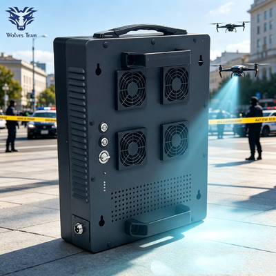 Outdoor Portable Concealed 6‑Channel Signal Jammer 100‑300m Effective Shielding Range For Field Security Missions