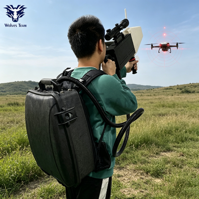 Up To 1000M Combined‑type 3‑Channel WiFi And GPS Drone Jammer For Outdoor