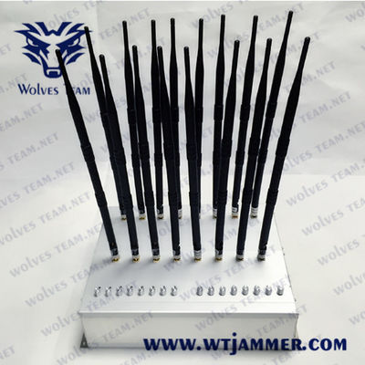 16 Antennas 3G 4GLTE 4GWimax 35W Mobile Phone Jammer