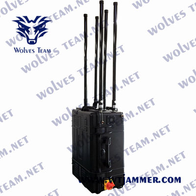 20-3000MHz Full Frequency All Cell Phone Signal Jammer High Power Customize Frequency Signal Waterproof Outdoor Jammer