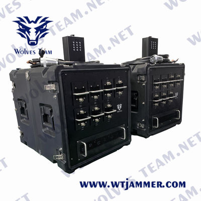 Waterproof GSM CDMA 1000 Meters 1300W IED Bomb Jammer
