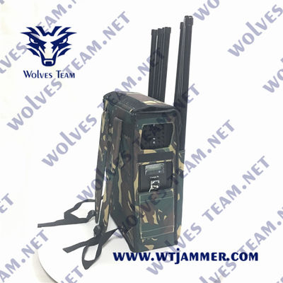 Portable VIP Protection UAV Anti Drone Jammers 600W