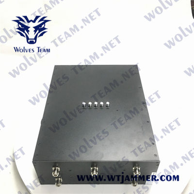 Military RF Signal Backpack Jammer GSM 3G 4G 80w LCD Display