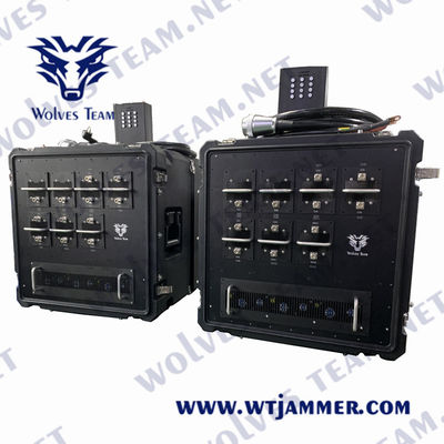 LED Display 330W Waterproof Bomb Jammer 20-6000Mhz Portable