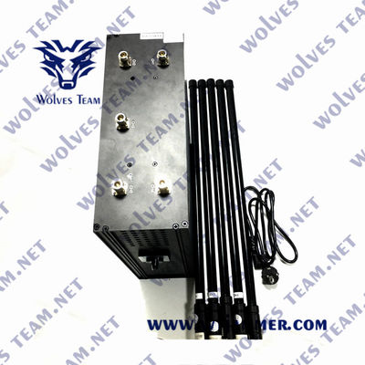 Omnidirectional Antenna EOD Backpack Signal Jammer 80m 4G 5G