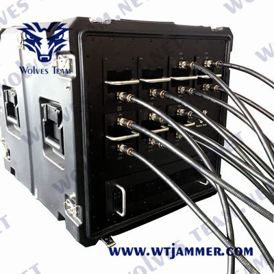 GSM CDMA Anti Uav Drone Jammer 1000m 240VAC For Oil Gas Base Station