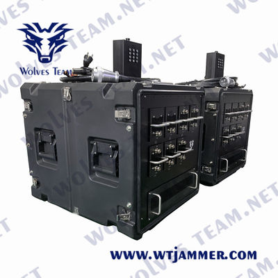 Waterproof Portable Vehicle Bomb Jammer 330W IED 6000MHz High Power