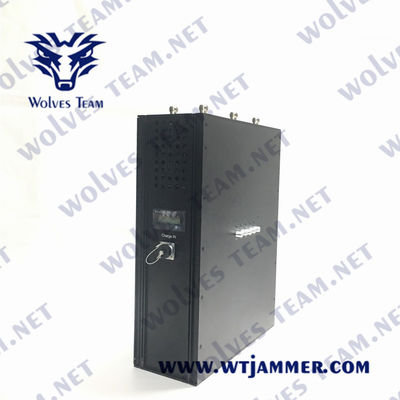Systematic 150m 80W Military Backpack Signal Jammer 4G 5G Six Bands
