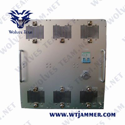 AC220V 1000W Military GPS Jammer GSM CDMA 3G 4G WIFI 2.4G 5.8G