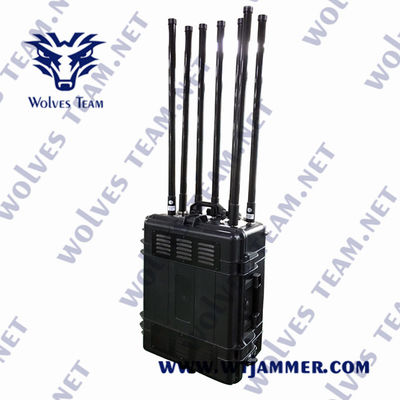 5g Outdoor Bomb 500m Portable Signal Jammer 500 Watt