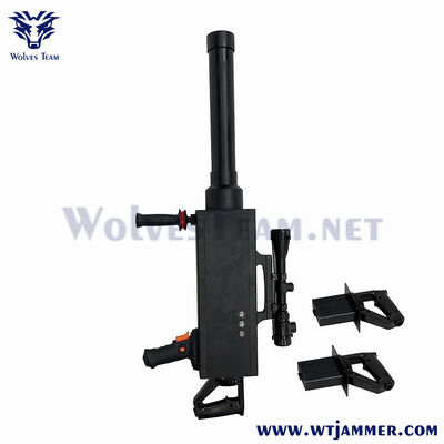 Portable Anti-Drone Jammer Gun with 1000m Range - UAV Signal Blocker