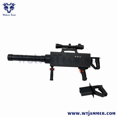 Portable Anti-Drone Jammer Gun with 1000m Range - UAV Signal Blocker