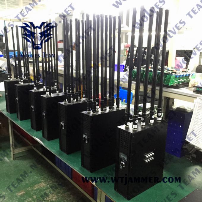 5 Bands 90w GPS WIFI5.8G Backpack Drone Signal Jammer