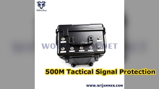 500M Remote Controlled High Power Tactical Signal Jammer for Temporary EOD Bomb Disposal Sites