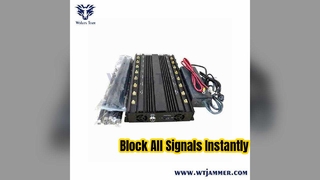 16 Antennas Anti-Cheating Exam Room Signal Blocker 20-100M Coverage Blocks All Cell Phones WiFi And 
