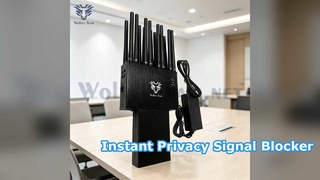 Portable WiFi Signal Jammer Multi Antenna Handheld Blocker For Confidential Rooms