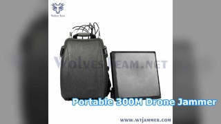 6 Bands 120W Manpack Drone Signal Jammer With Omni‑Directional Antennas And Built-In Battery For Law