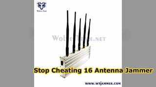 White 20-100 Meters GPS/wifi /bluetooth /cell phoneSignal Jammer