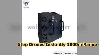 Portable 3‑Band Outdoor Waterproof Signal Suppressor Customizable Frequency GSM WiFi 2.4G GPS