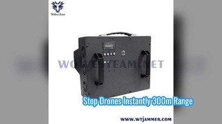 Black Lightweight Portable Low‑Altitude UAV Signal Suppressor Handheld Outdoor Low‑Flying