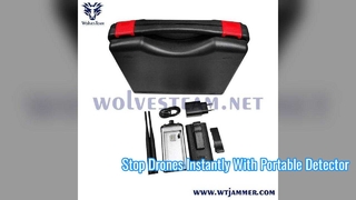 Handheld Drone Detector Equipped With Built-in Rechargeable Battery 